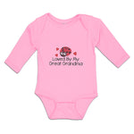 Long Sleeve Bodysuit Baby Loved by My Great Grandma Boy & Girl Clothes Cotton