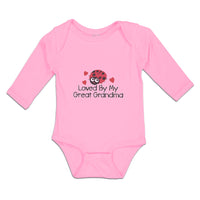 Long Sleeve Bodysuit Baby Loved by My Great Grandma Boy & Girl Clothes Cotton