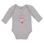 Long Sleeve Bodysuit Baby My Gammy Loves Me! Boy & Girl Clothes Cotton