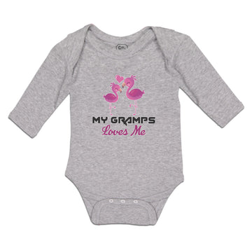 Long Sleeve Bodysuit Baby My Gramps Loves Me Boy & Girl Clothes Cotton
