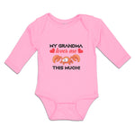 Long Sleeve Bodysuit Baby My Grandma Loves Me This Much! Boy & Girl Clothes