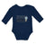 Long Sleeve Bodysuit Baby What Happens at Grandmas Stays Icecream Cone Cotton