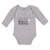 Long Sleeve Bodysuit Baby What Happens at Grandmas Stays Icecream Cone Cotton