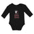 Long Sleeve Bodysuit Baby Happens Grandma's, Stays Grandma's Cookies Cotton - Cute Rascals