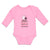 Long Sleeve Bodysuit Baby Happens Grandma's, Stays Grandma's Cookies Cotton - Cute Rascals