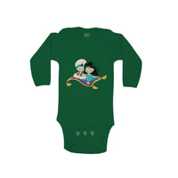 Long Sleeve Bodysuit Baby Aladdin Jasmine Boy & Girl Clothes Cotton - Cute Rascals