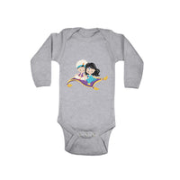 Long Sleeve Bodysuit Baby Aladdin Jasmine Boy & Girl Clothes Cotton - Cute Rascals