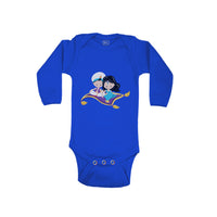 Long Sleeve Bodysuit Baby Aladdin Jasmine Boy & Girl Clothes Cotton - Cute Rascals