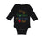 Long Sleeve Bodysuit Baby My Grandpa and Grandma Loves Me Grandparents Cotton