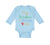 Long Sleeve Bodysuit Baby My Grandpa and Grandma Loves Me Grandparents Cotton