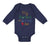 Long Sleeve Bodysuit Baby My Grandpa and Grandma Loves Me Grandparents Cotton