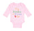Long Sleeve Bodysuit Baby My Grandpa and Grandma Loves Me Grandparents Cotton