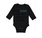 Long Sleeve Bodysuit Baby My Daddy Can out Code Your Daddy Programmer Cotton