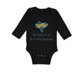 Long Sleeve Bodysuit Baby My Daddy Is An Air Traffic Controller Dad Father's Day