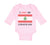 Long Sleeve Bodysuit Baby I Love My Lebanese Dad Father's Day Boy & Girl Clothes