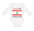 Long Sleeve Bodysuit Baby I Love My Lebanese Dad Father's Day Boy & Girl Clothes