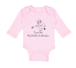 Long Sleeve Bodysuit Baby Trust Me My Dad's A Welder Dad Father's Day C Cotton