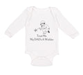 Long Sleeve Bodysuit Baby Trust Me My Dad's A Welder Dad Father's Day C Cotton
