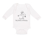 Long Sleeve Bodysuit Baby Trust Me My Dad's A Welder Dad Father's Day C Cotton