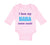 Long Sleeve Bodysuit Baby I Love My Baba Sooo Much Dad Father's Day Cotton