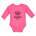 Long Sleeve Bodysuit Baby Ain'T A Woman Alive That Could Take My Momma's Place