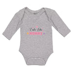 Long Sleeve Bodysuit Baby Cute like Mommy Boy & Girl Clothes Cotton - Cute Rascals