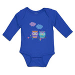 Long Sleeve Bodysuit Baby Owl's Love Boy & Girl Clothes Cotton