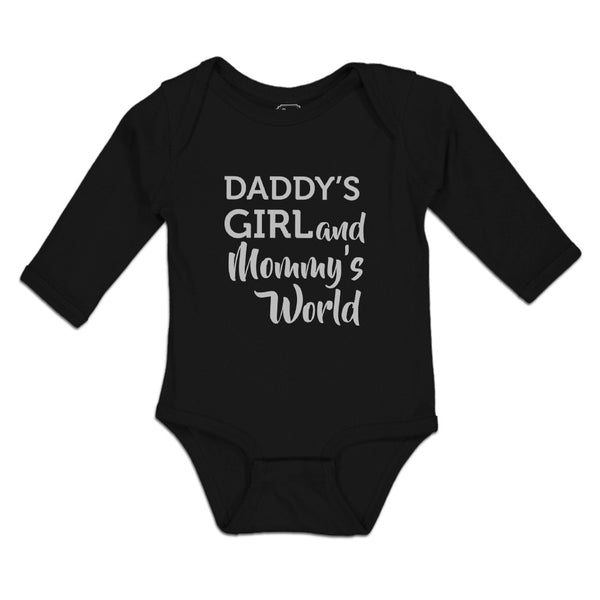 Long Sleeve Bodysuit Baby Daddy's Girl and Mommy's World Boy & Girl Clothes - Cute Rascals