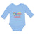 Long Sleeve Bodysuit Baby Got My Mind on My Mommy and My # Laidback Cotton - Cute Rascals