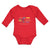 Long Sleeve Bodysuit Baby Got My Mind on My Mommy and My # Laidback Cotton - Cute Rascals