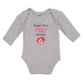 Long Sleeve Bodysuit Baby Happy First Mother's Day Mammy Boy & Girl Clothes