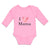 Long Sleeve Bodysuit Baby I Love Mama Boy & Girl Clothes Cotton