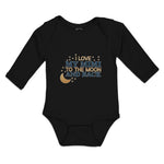 Long Sleeve Bodysuit Baby I Love My Mimi to The Moon and Back Boy & Girl Clothes