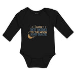 Long Sleeve Bodysuit Baby I Love My Mimi to The Moon and Back Boy & Girl Clothes
