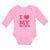 Long Sleeve Bodysuit Baby I Love My Moms Boy & Girl Clothes Cotton