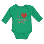 Long Sleeve Bodysuit Baby I Love My Tattooed Mom! Boy & Girl Clothes Cotton