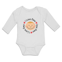 Long Sleeve Bodysuit Baby I Love Oma Boy & Girl Clothes Cotton