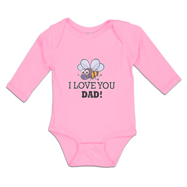 Long Sleeve Bodysuit Baby I Love You Dad! Boy & Girl Clothes Cotton