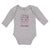 Long Sleeve Bodysuit Baby I Only Love My Bed and My Mama I'M Sorry Cotton