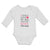 Long Sleeve Bodysuit Baby I Only Love My Bed and My Mama I'M Sorry Cotton