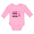 Long Sleeve Bodysuit Baby I Wear Pink for My Mom Boy & Girl Clothes Cotton