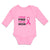 Long Sleeve Bodysuit Baby I Wear Pink for My Mom Boy & Girl Clothes Cotton