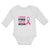 Long Sleeve Bodysuit Baby I Wear Pink for My Mom Boy & Girl Clothes Cotton