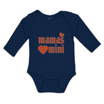 Long Sleeve Bodysuit Baby Mama's Mini Boy & Girl Clothes Cotton