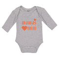 Long Sleeve Bodysuit Baby Mama's Mini Boy & Girl Clothes Cotton