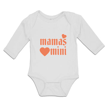 Long Sleeve Bodysuit Baby Mama's Mini Boy & Girl Clothes Cotton