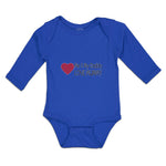 Long Sleeve Bodysuit Baby Me & My Daddy Love Mummy Boy & Girl Clothes Cotton