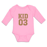 Long Sleeve Bodysuit Baby Kid 03 Boy & Girl Clothes Cotton