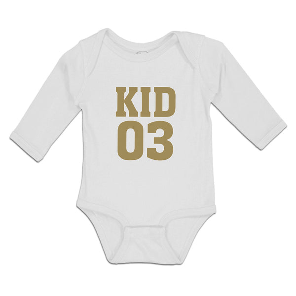 Long Sleeve Bodysuit Baby Kid 03 Boy & Girl Clothes Cotton