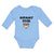 Long Sleeve Bodysuit Baby Mommy Bear Boy & Girl Clothes Cotton